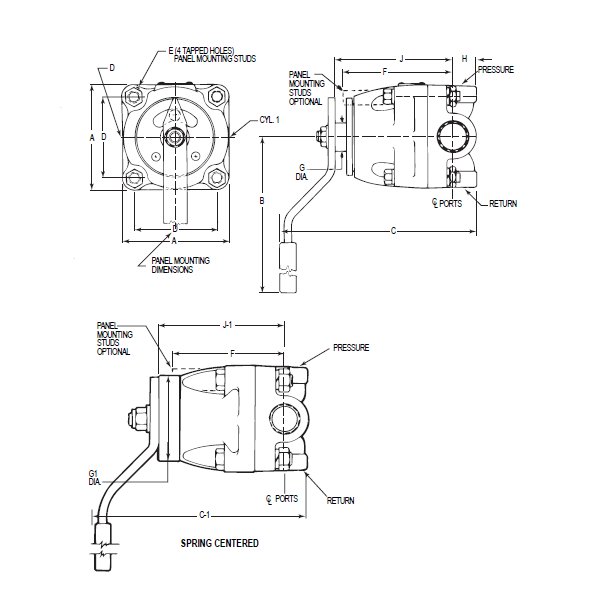 142P3AC3 Barksdale Heavy Duty Valves Valin