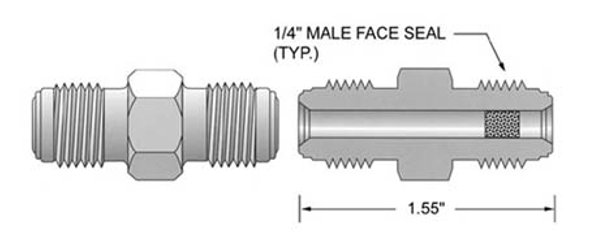 5140 1 4 Ss sccm N2 30psi Cls100 10ra Mott Porous Metal Flow Restrictor Valin