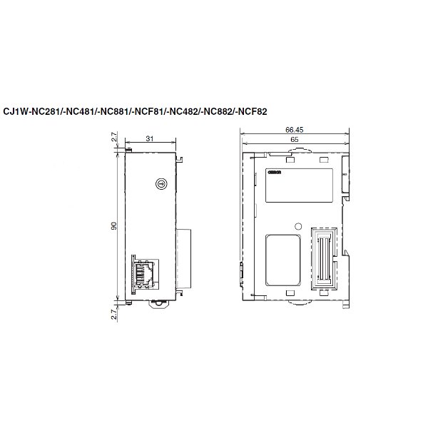 CJ1W-NC482 Omron | Position Control Module w/EtherCAT | Valin