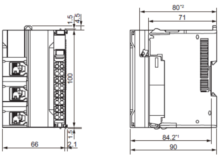 NX1021020 Omron 6 Axes CPU Valin