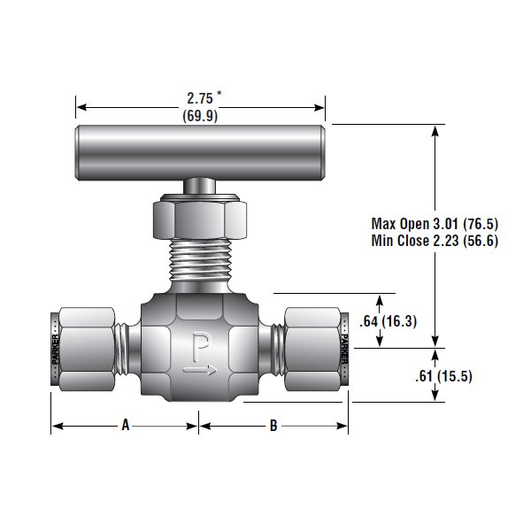 parker hannifin valve division v series needle valve chart 