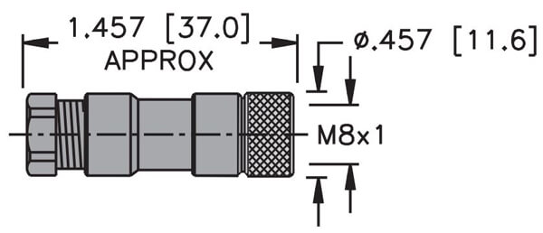 B 5133-0 TURCK | M8 Picofast Connector | Valin