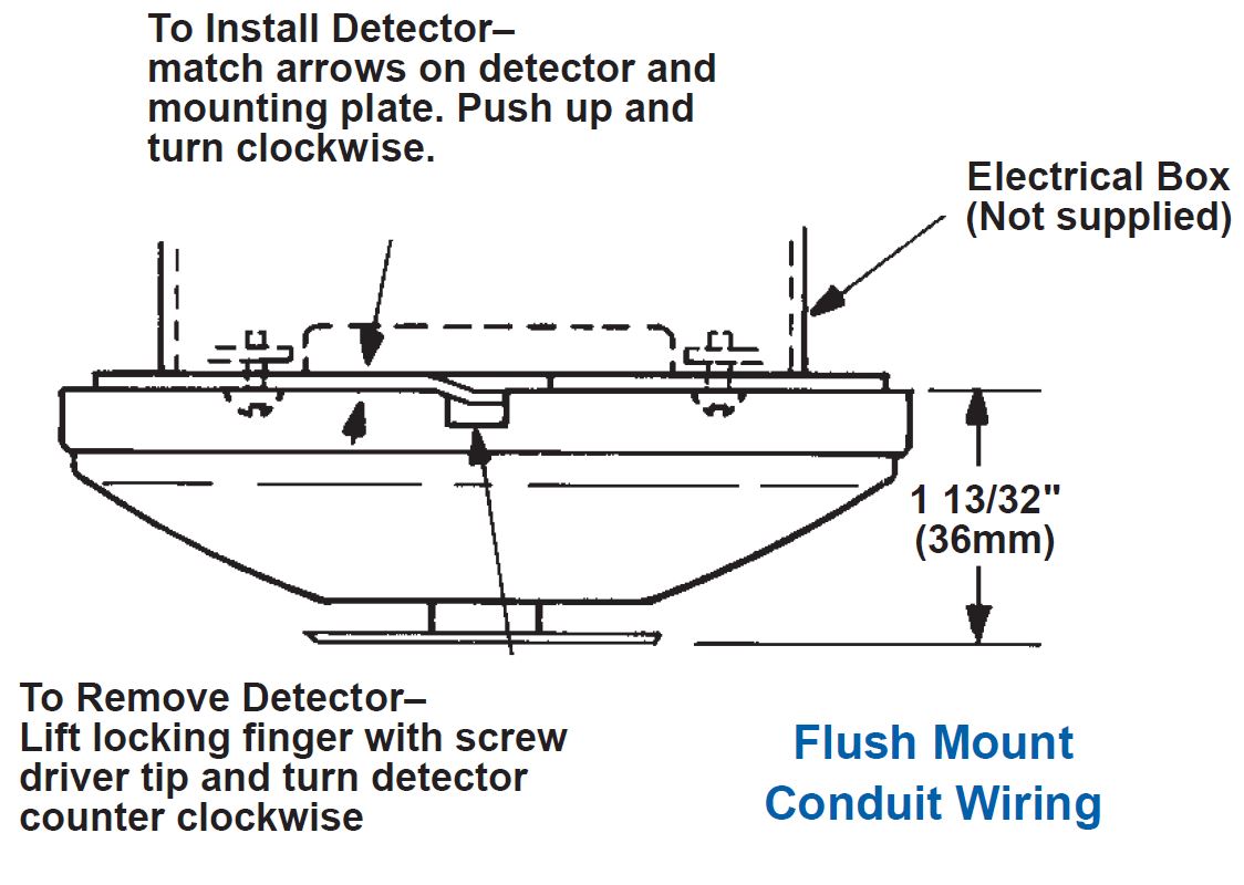 283BPL Heat Detector (Fixed) Edwards