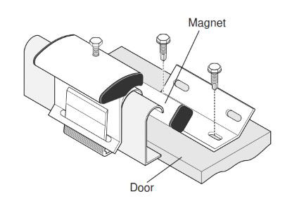 How To Install Sentrol Magnetic Contact Series 2325 2327 For Door