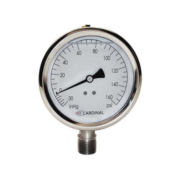 1/4 NPT CBM 30 to 0 psig Stainless Steel 2 Diameter RESTEK 24270 Vacuum Gauge 1/4 NPT CBM 30 to 0 psig Stainless Steel 2 Diameter RESTEK 24270 Vacuum Gauge