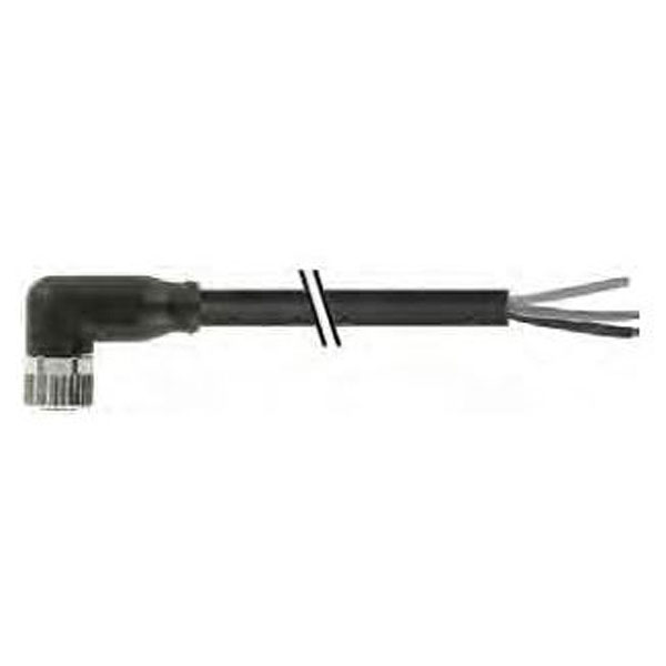 S12-4FUW-020 Contrinex M12 4-Pole PUR Right Angle 2M Cable