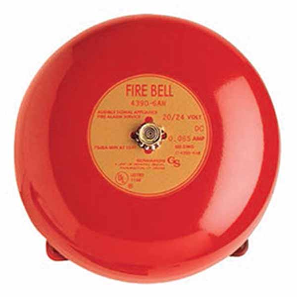 439D-6AW-R Kidde | Red 6 Inch Bell | Valin