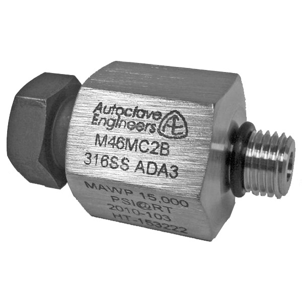 M44MC3B Parker Instrumentation Adapter Fitting Valin