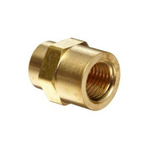 1/4 NPT Female X 1/4 NPT Female 1/4 NPT Female X 1/4 NPT Female Parker Hannifin 4-4 FHC-B Parker Brass Pipe Fitting Hex Coupling 