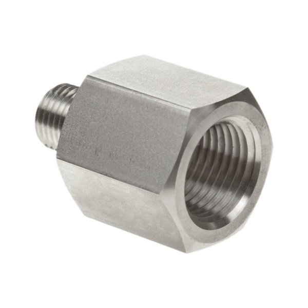 1/2" FNPT x 1/4" MNPT Parker 8-4 RA-SS-CNQ Stainless Pipe Reducing Adapter
